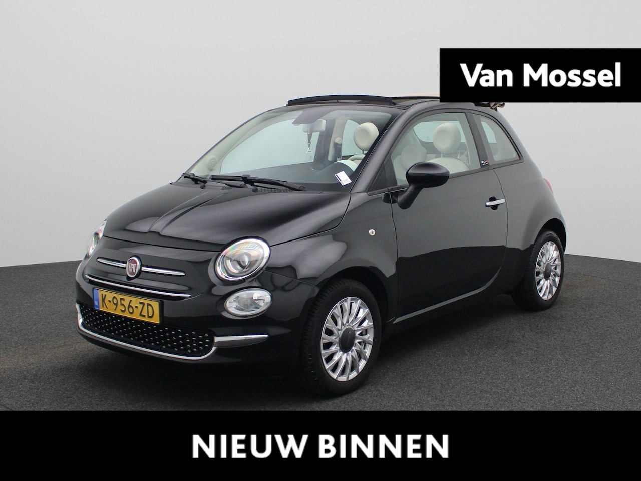 Fiat 500 C - 1.0 Hybrid Lounge | Cabrio | LMV | DAB | Bluetooth | Climate control | Cruise control | Pa - AutoWereld.nl