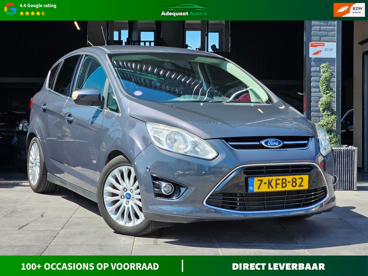 Ford C-Max - 1.0 Lease Titanium|APK|NAP|Airco|Trekhaak|PDC - AutoWereld.nl