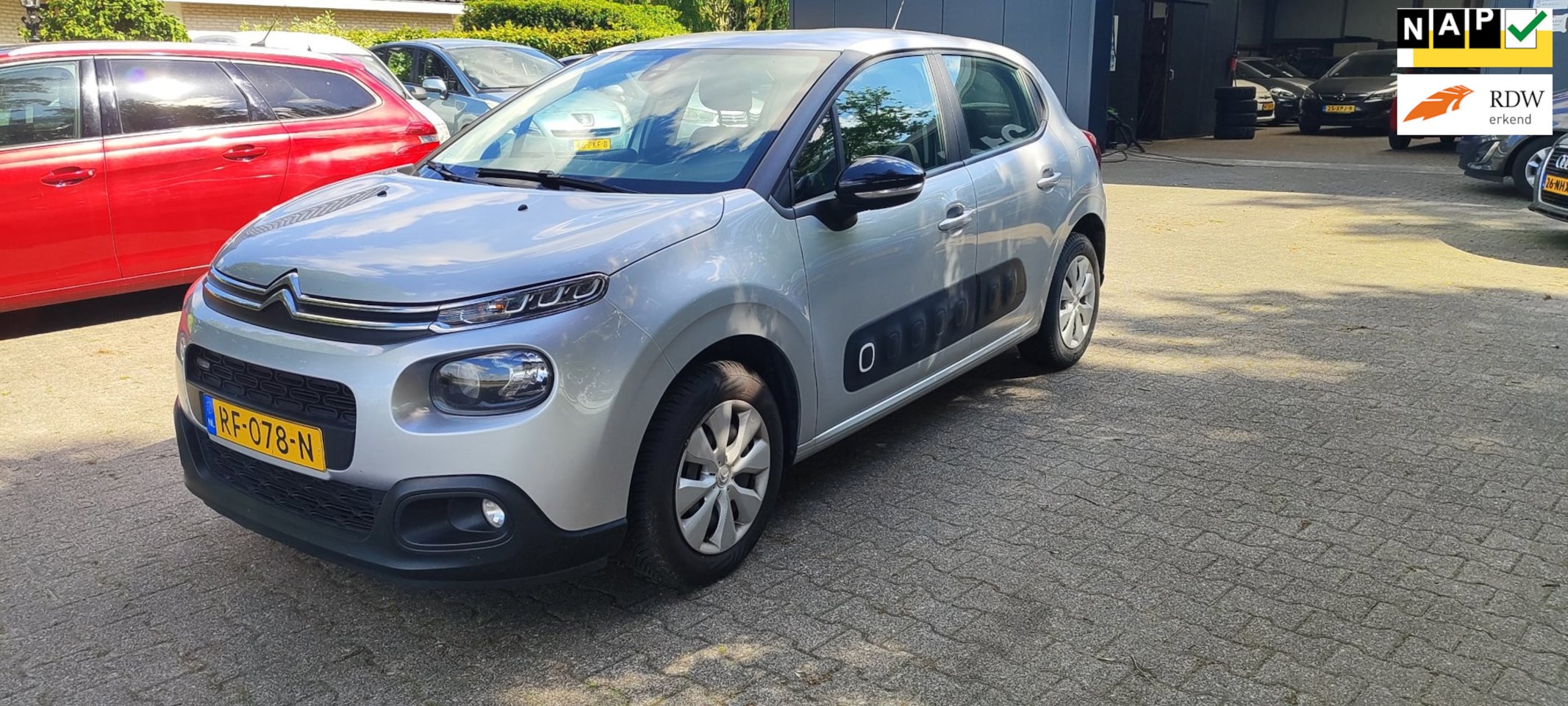 Citroën C3 - 1.2 PureTech Feel 105g bj 2017 airco/navi - AutoWereld.nl