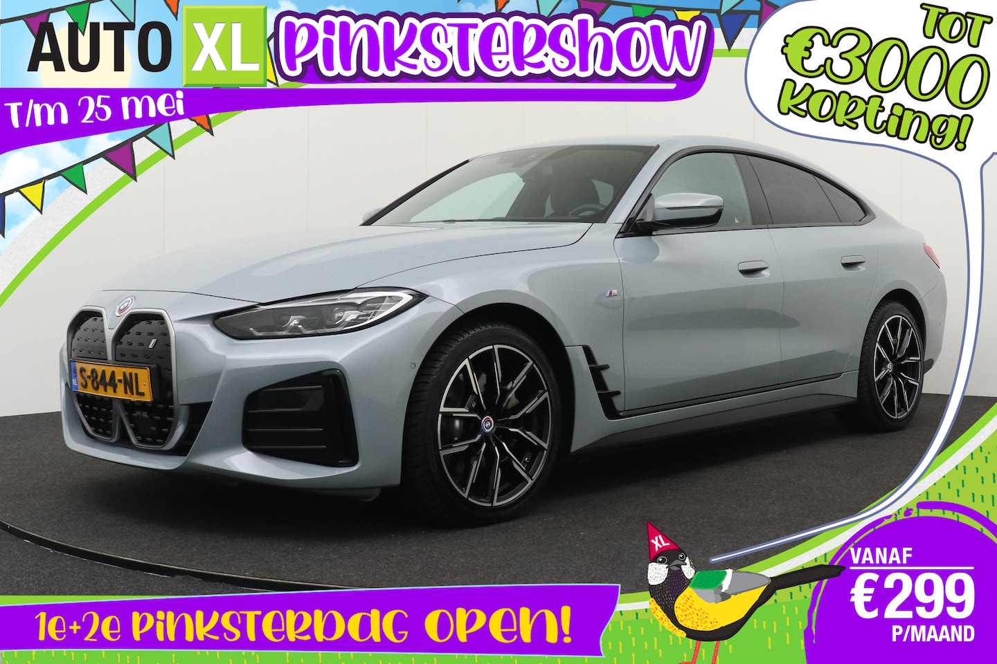 BMW i4 - eDrive40 84 kWh M-Sport Elek.Trekhaak Head-up Display Adap.Cruise - AutoWereld.nl