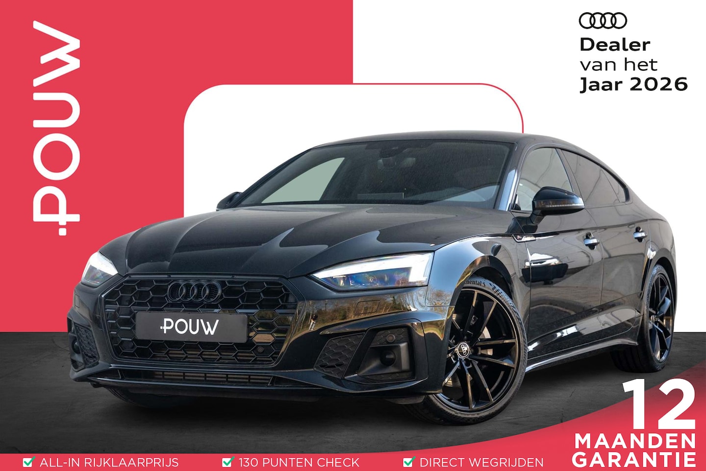 Audi A5 Sportback - 40 TFSI 204pk S edition | Camera | Elec.Stoelen | Keyless | Nappaleder | Matrix | - AutoWereld.nl