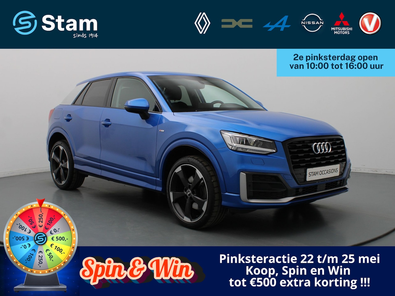 Audi Q2 - 150pk TFSI CoD Sport Pro Line Automaat Cruise | Climate | Carplay | Parkeersens. v+a | Sto - AutoWereld.nl