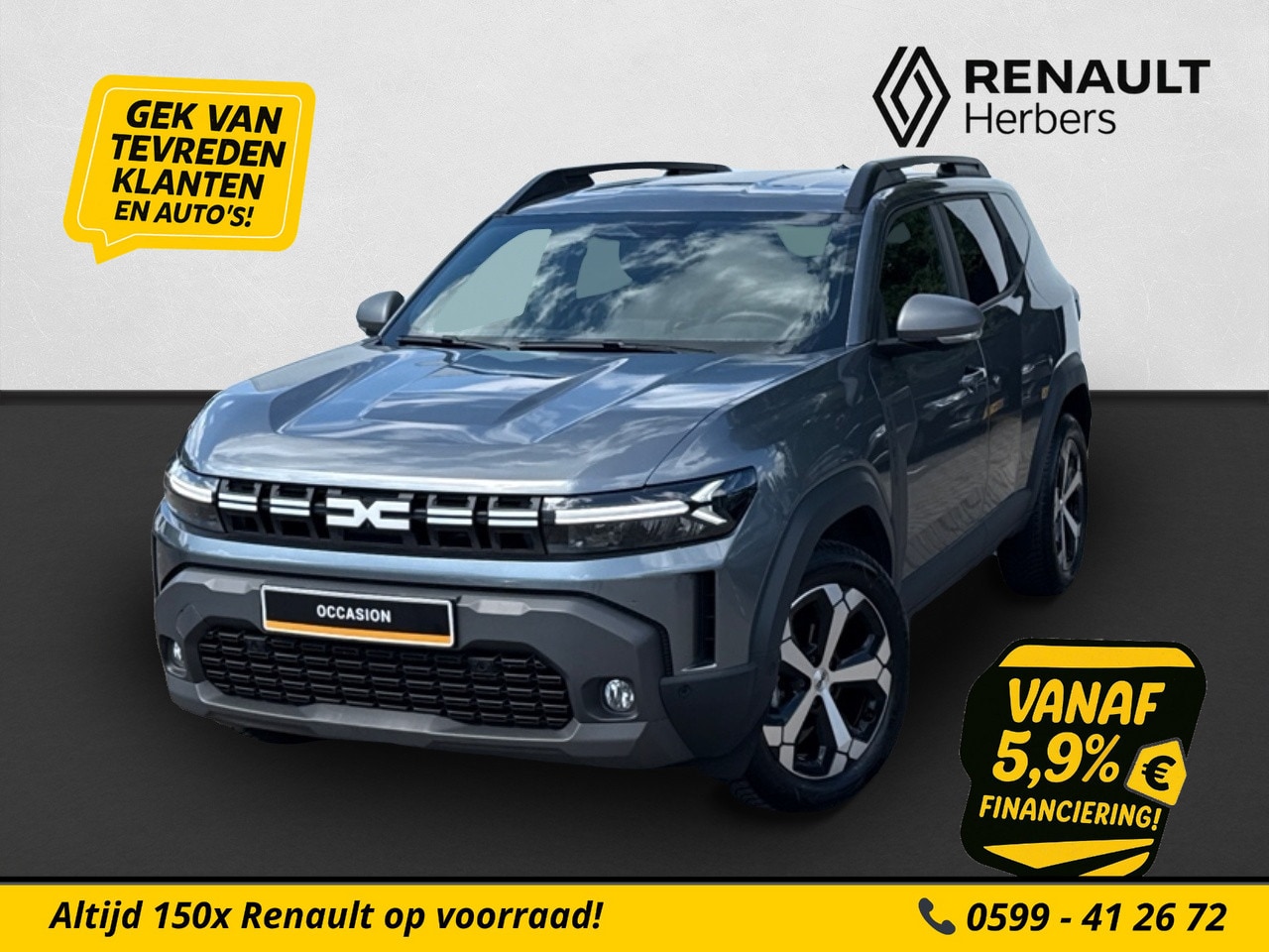 Dacia Duster - 1.2 TCe 130 mild hybrid Journey 360 CAMERA / 18 INCH / NAVI - AutoWereld.nl