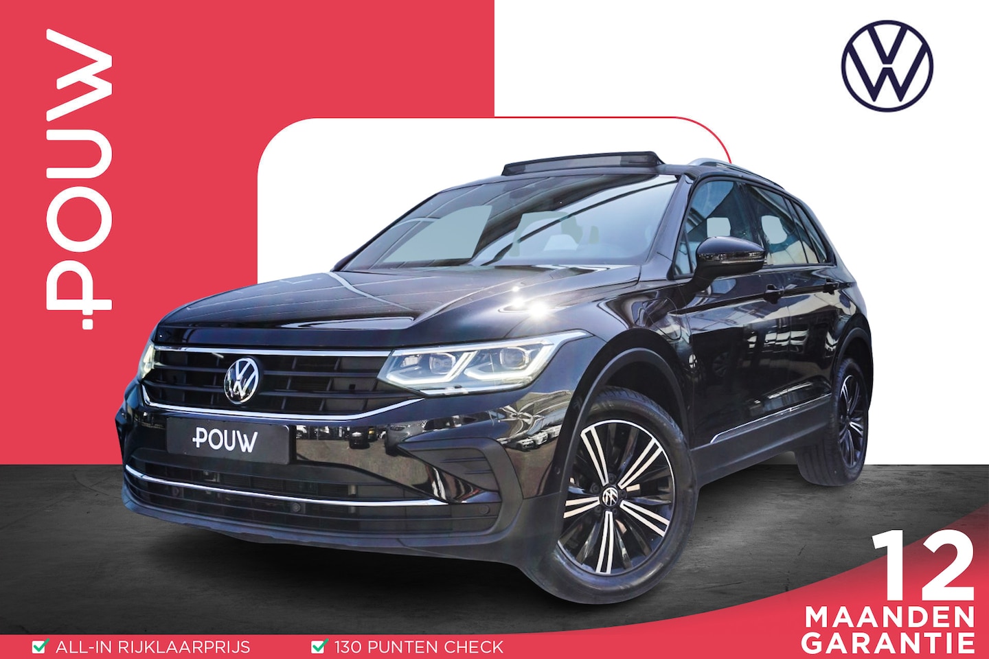 Volkswagen Tiguan - 1.4 TSI eHybrid 245pk DSG R-Line Business+ | SOH 90 % | Panoramadak | Headup | Trekhaak | - AutoWereld.nl