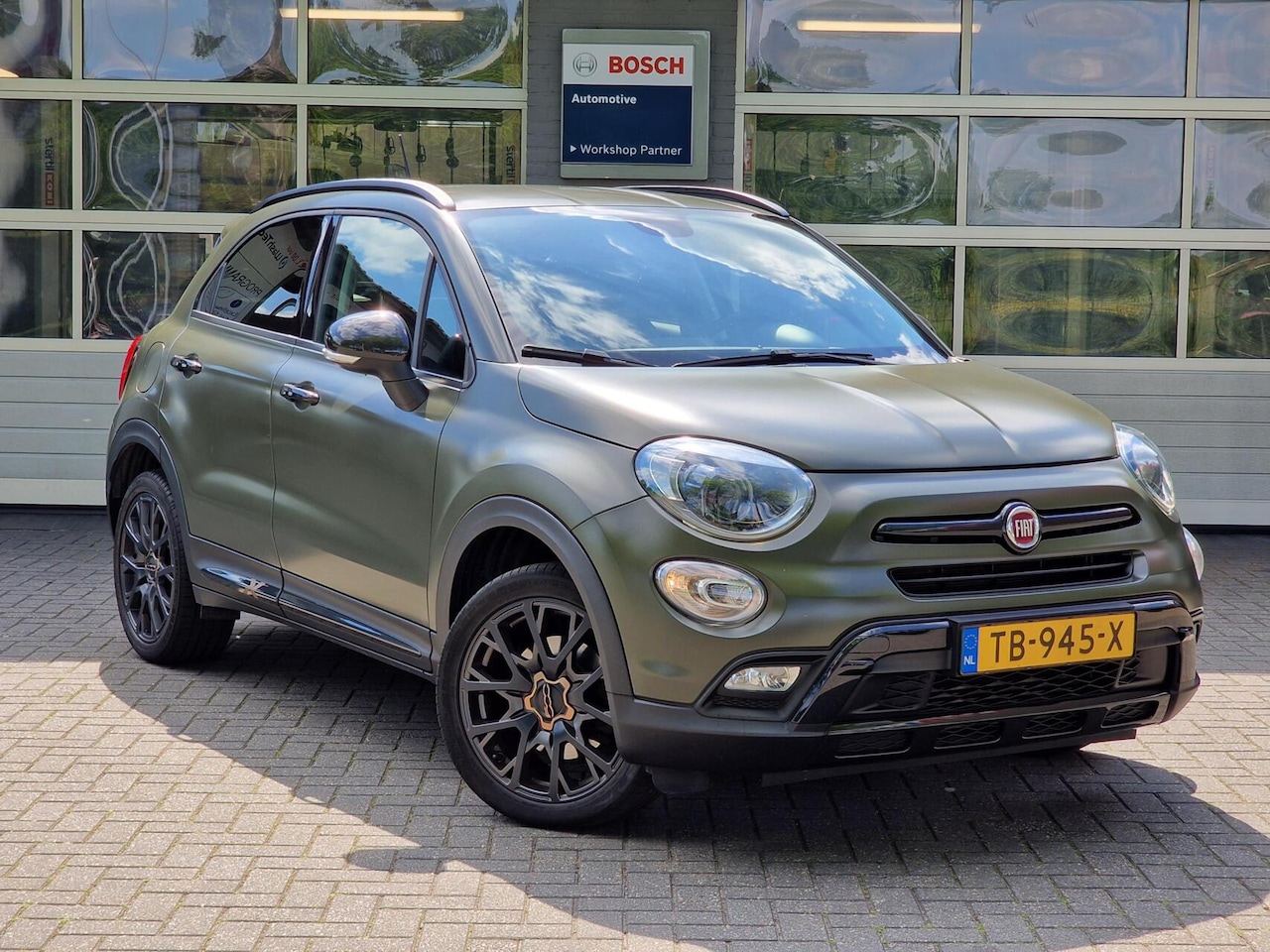 Fiat 500 X Cross - 1.4 Turbo MultiAir S-Design Cross mat-green|Bi-Xenon|Trekhaak|Clima| - AutoWereld.nl