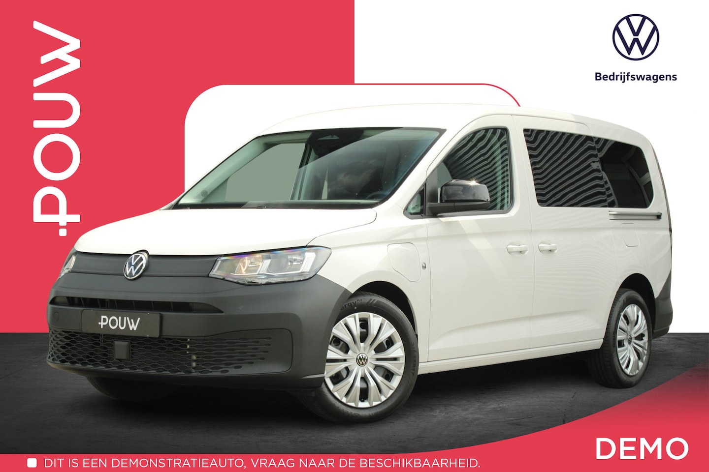 Volkswagen Caddy Maxi - Kombi 1.5 TSI Hybride 150pk | Airco | Trekhaak | Apple Carplay/Android Auto - AutoWereld.nl