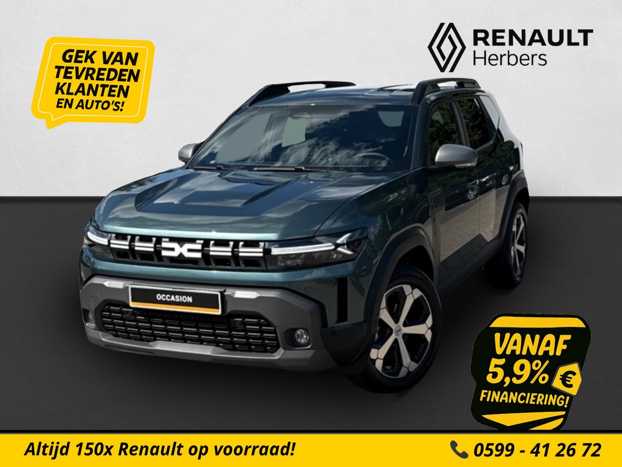 Dacia Duster - 1.2 TCe 130 mild hybrid Journey 360 CAMERA / 18 INCH / NAVI - AutoWereld.nl