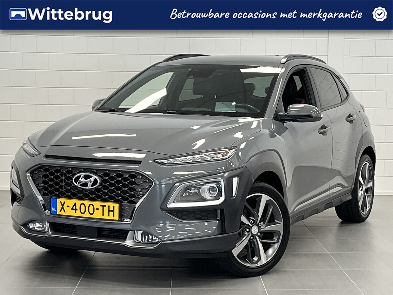 Hyundai Kona - 1.0 T-GDI Premium LEDER | FULL LED | STOELVERWARMING - AutoWereld.nl