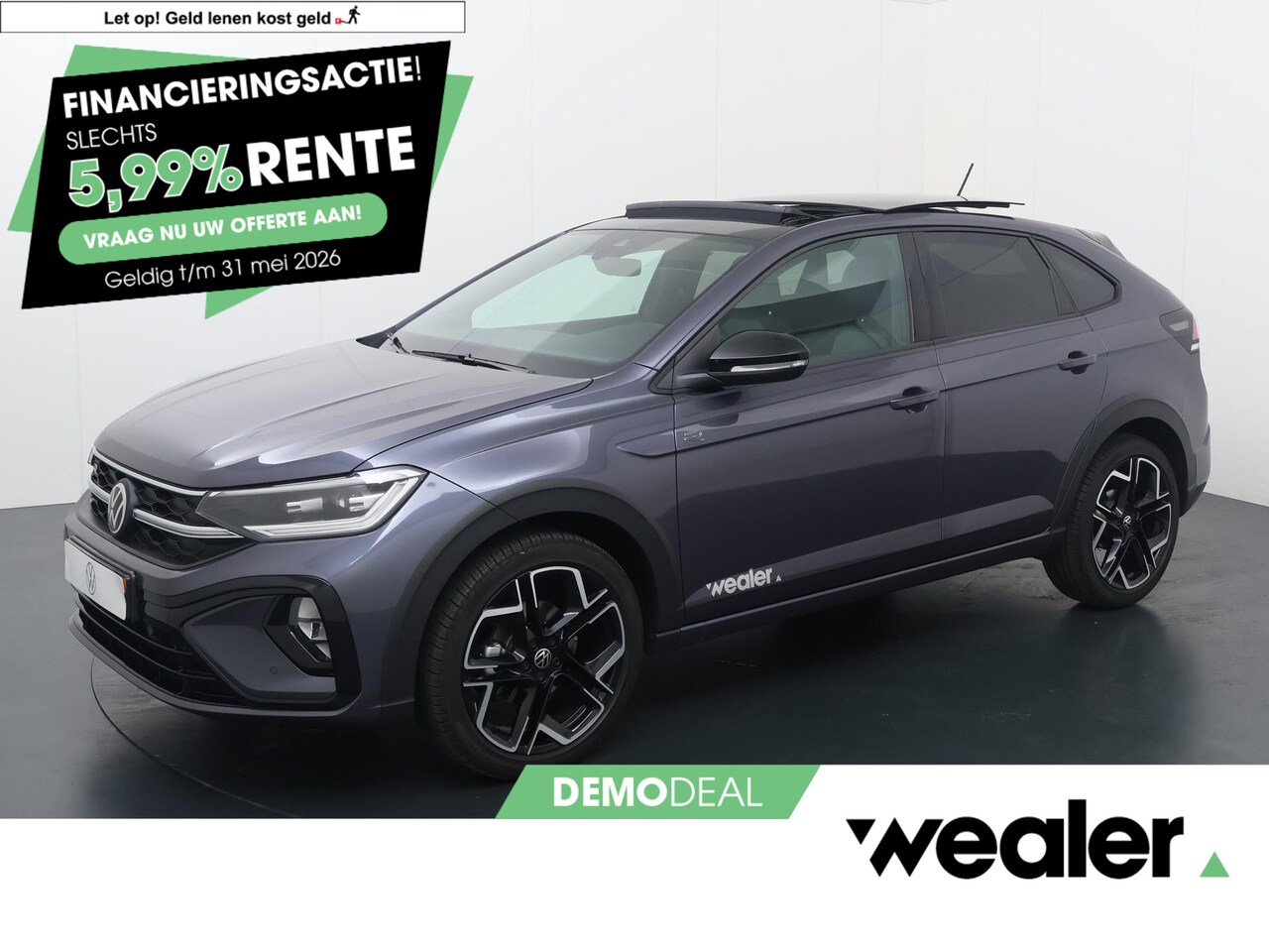 Volkswagen Taigo - R-Line-Edition 1.0 85 kW / 116 pk TSI CUV 7 versn. | Panoramadak | Achteruitrijcamera | Ke - AutoWereld.nl