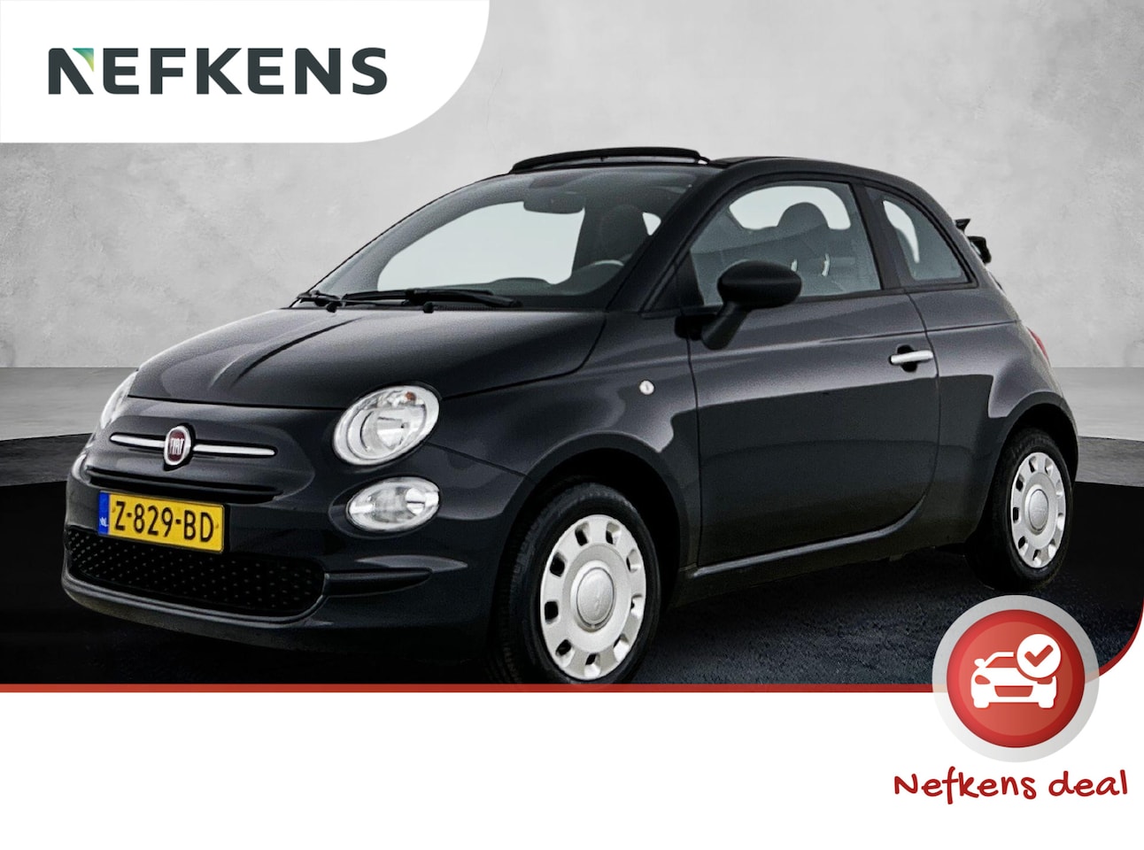 Fiat 500 - Cabrio Urban Hybrid 70pk | Airco | Bluetooth | Elektrische Ramen Voor | Elektrische Buiten - AutoWereld.nl