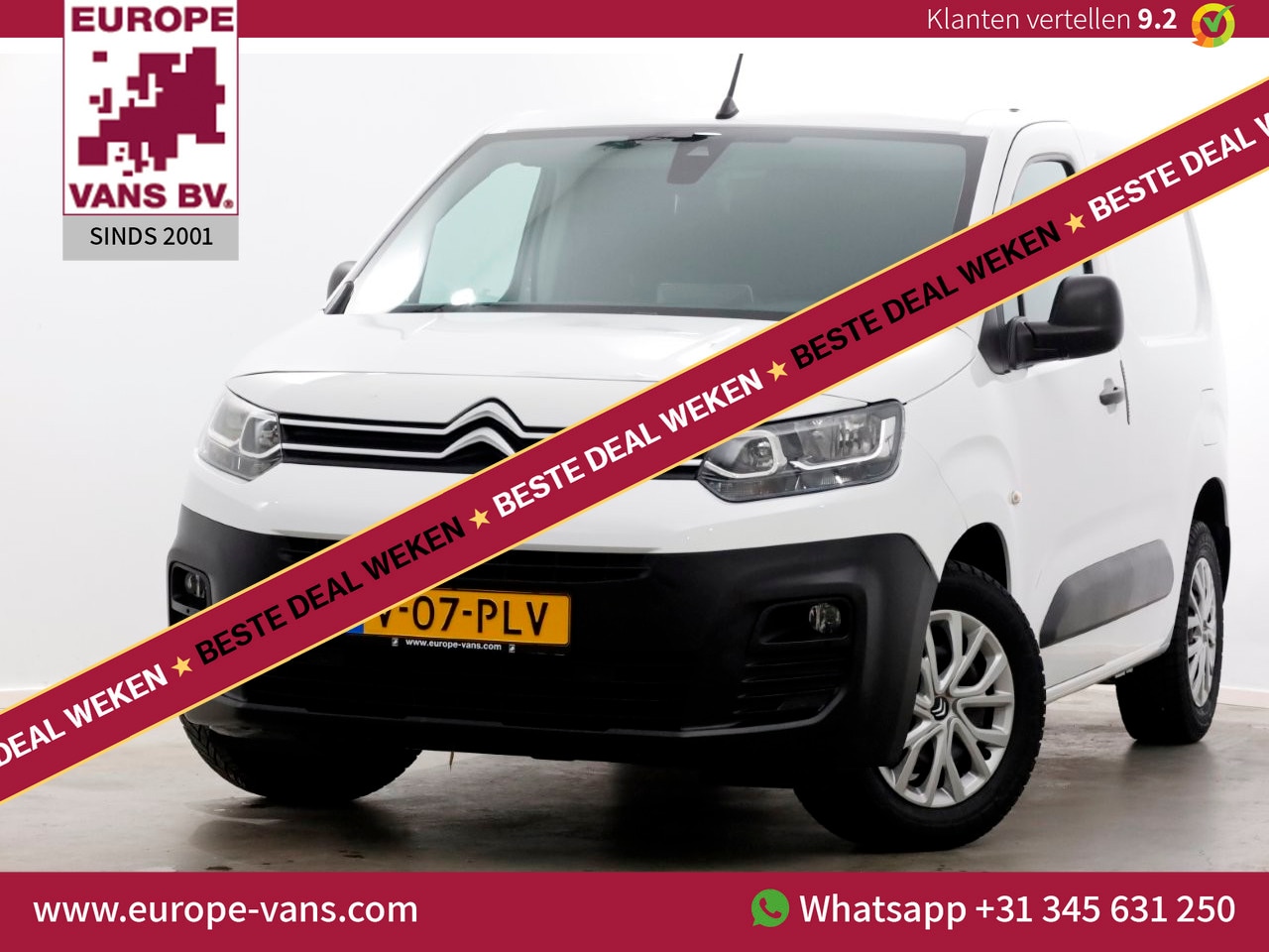 Citroën Berlingo - 1.2 PureTech 130pk Benzine Automaat Airco/Navi/Camera/3Pers. 11-2020 - AutoWereld.nl