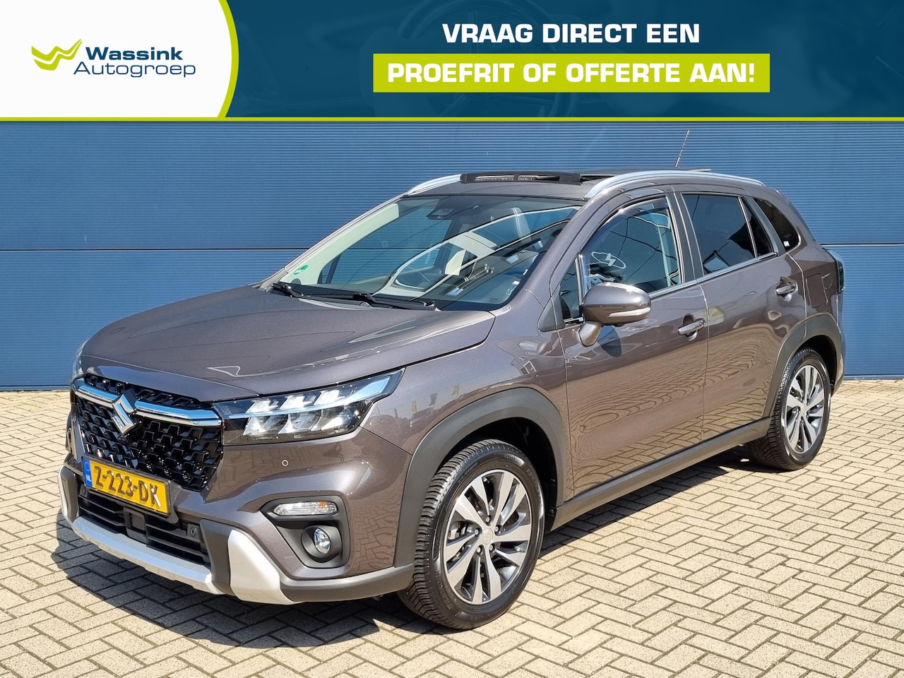 Suzuki S-Cross - 1.4 Boosterjet AllGrip Select Smart Hybrid | Schuif-/Kanteldak | Stoelverwarming | Trekhaa - AutoWereld.nl