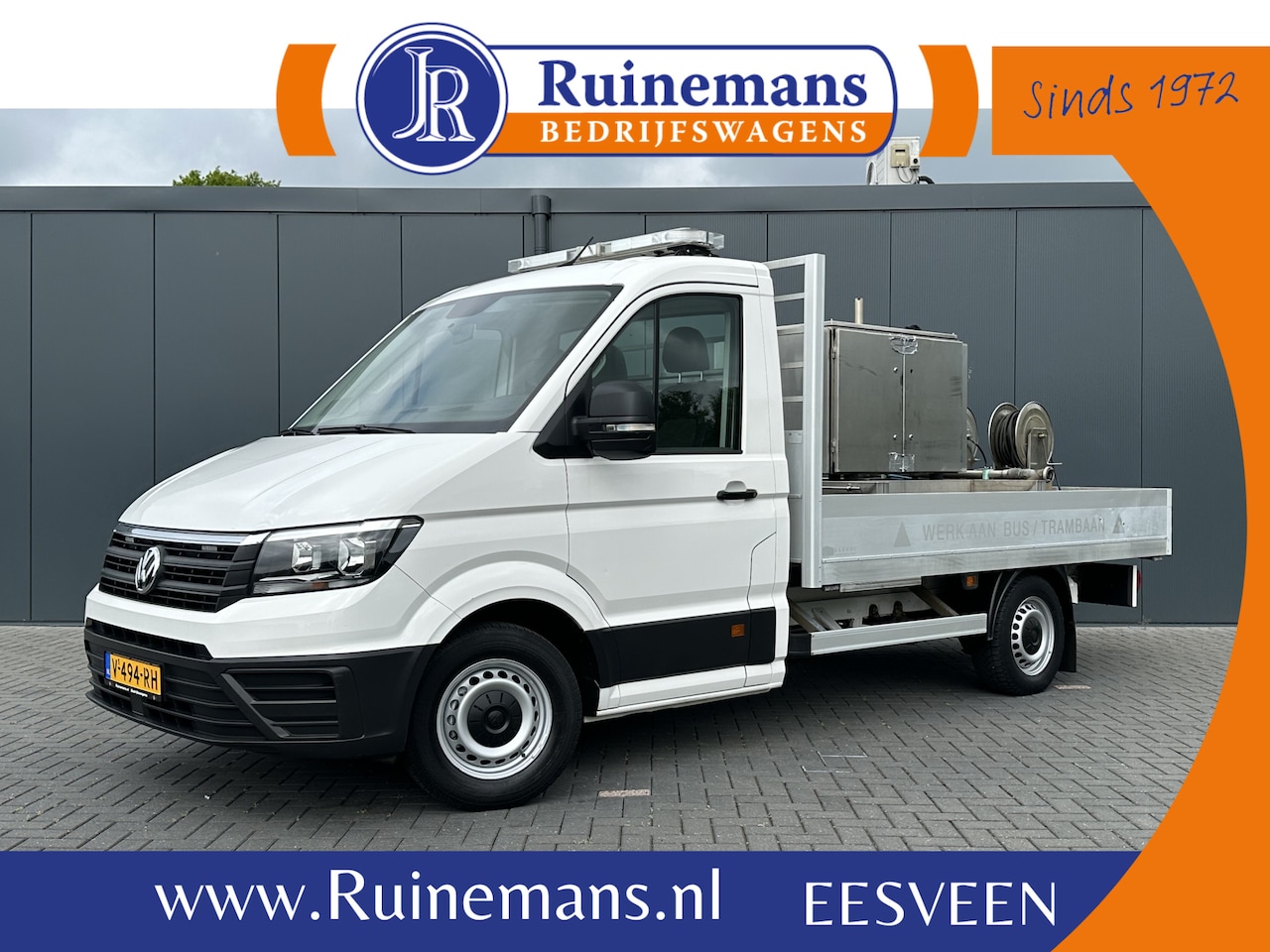 Volkswagen Crafter - 35 2.0 TDI 177 PK / DSG AUTOMAAT / 1e EIG. / PICK UP / HOGEDRUKSPUIT OPBOUW / REINIGINGSVO - AutoWereld.nl