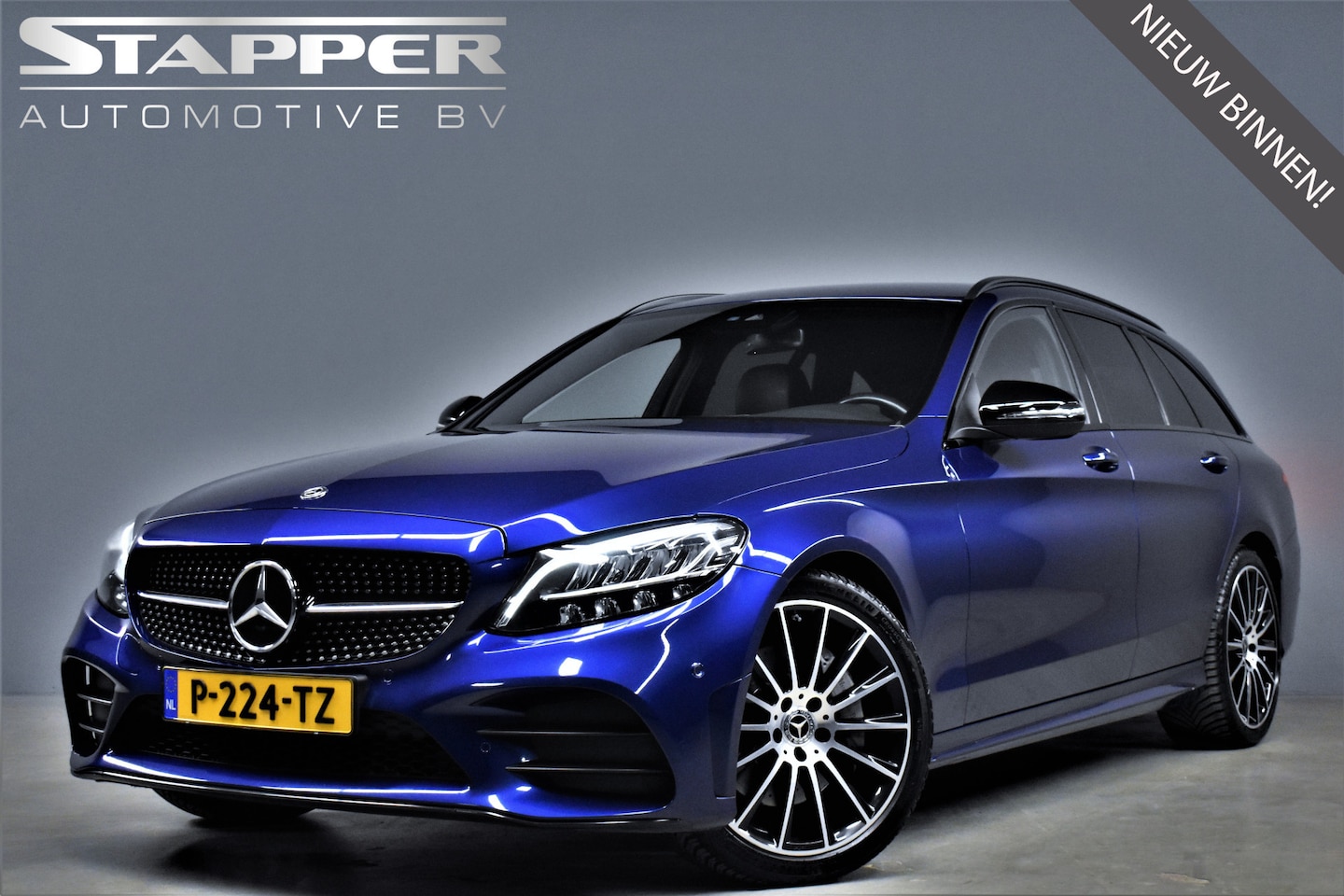 Mercedes-Benz C-klasse Estate - 300 259pk Automaat AMG-Line Burmester/Virtual/Carplay/Camera/Memory/ACC/Leer/Pdc/Stoelverw - AutoWereld.nl