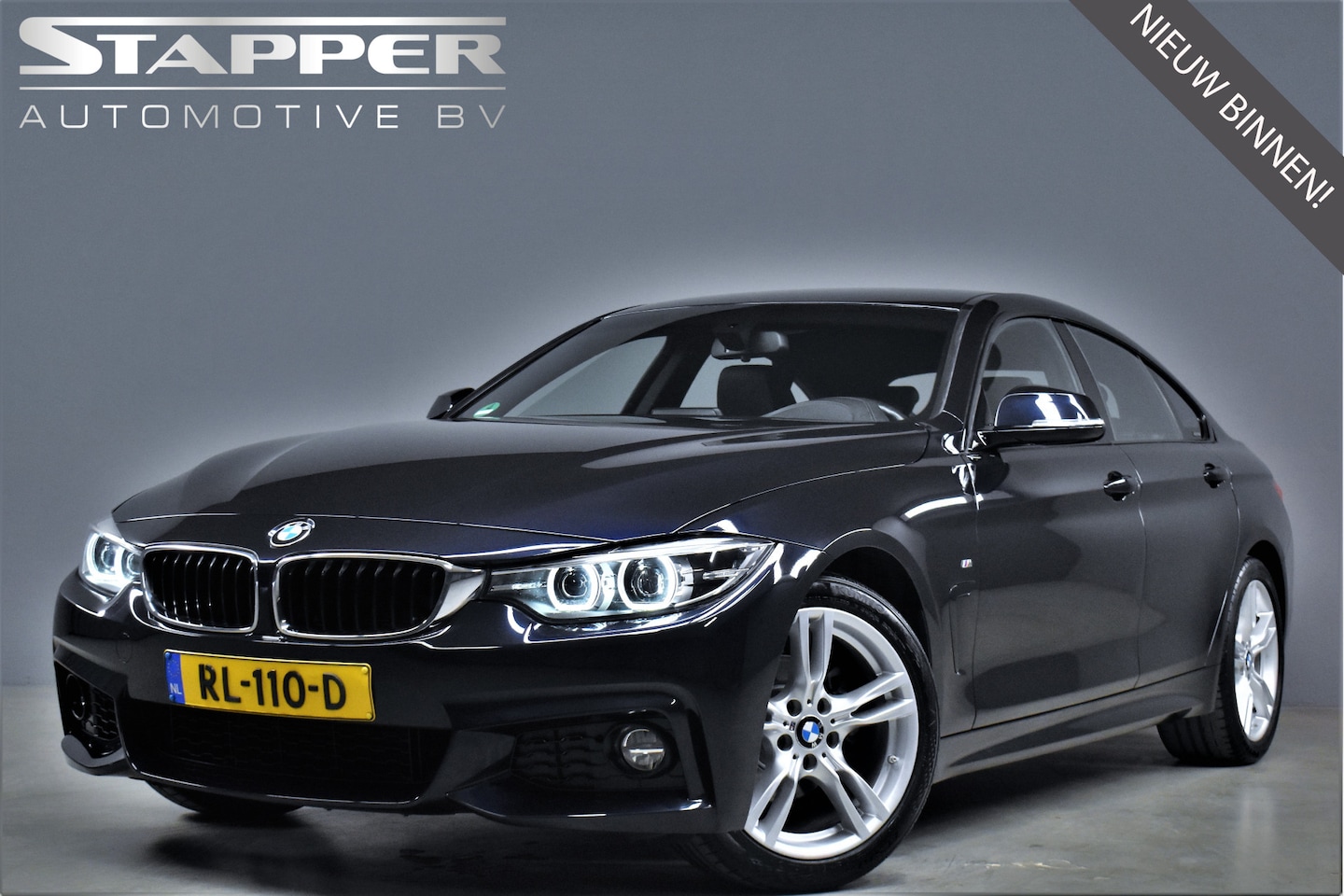 BMW 4-serie Gran Coupé - 418i Automaat M-Pakket Org.NL Dealer OH Navi/Led/Leer/Climate/Cruise/Lmv18" - AutoWereld.nl