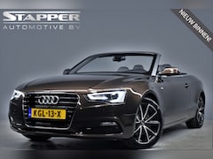 Audi A5 Cabriolet - 2.0 TFSI 211pk Automaat 2x S-Line Navi/Xenon/Led/Leer/Climate/Stoelverw./Pdc/Cruise/Lmv18"