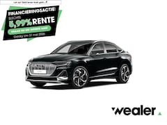 Audi e-tron Sportback - 55 quattro S edition 95 kWh | 408 pk | SoH 100% | Trekhaak | Virtuele buitenspiegels | Pan