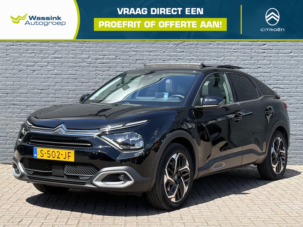 Citroën C4 - 1.2 Puretech Shine Pack Business 1e Eigenaar | Schuif- Kanteldak | Massage Stoelen | Heads - AutoWereld.nl