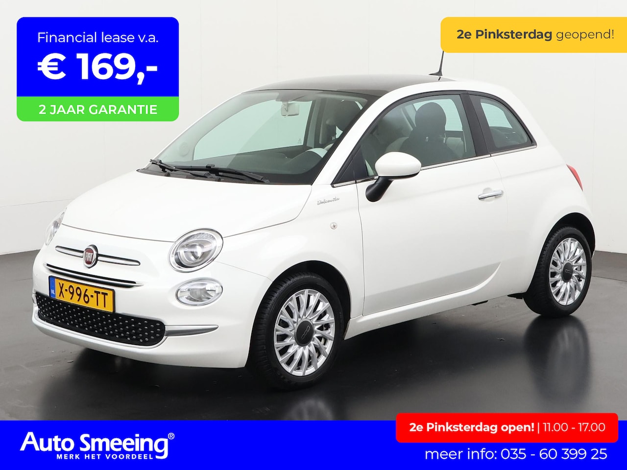 Fiat 500 - 1.0 Hybrid Dolcevita | Panoramadak | Apple/Android Carplay | Zondag Open! - AutoWereld.nl
