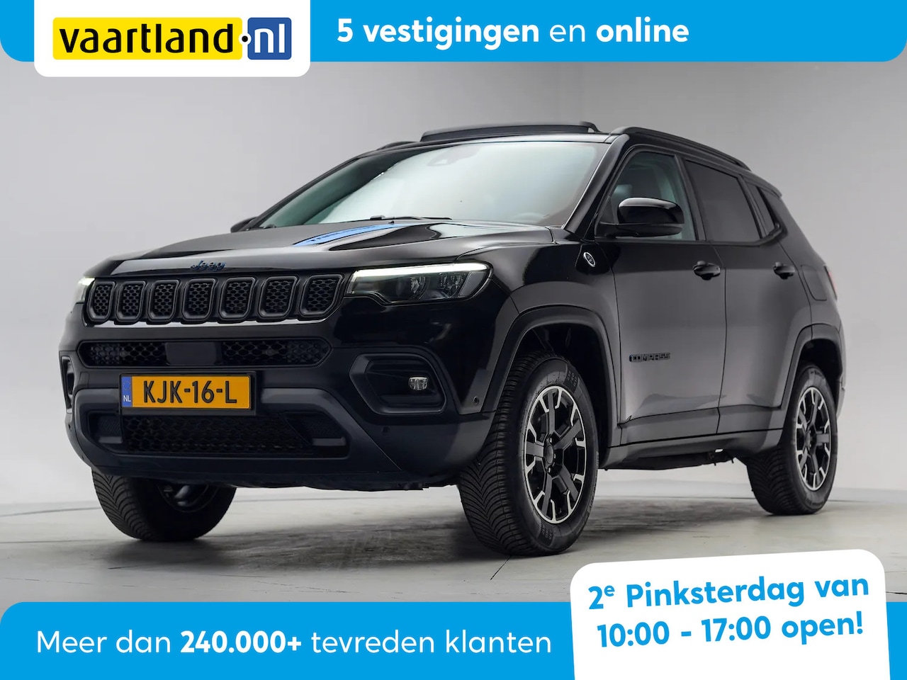 Jeep Compass - 4xe 240 Plug-in Hybrid Trailhawk [ Panorama Navi Camera Apple/Android ] - AutoWereld.nl