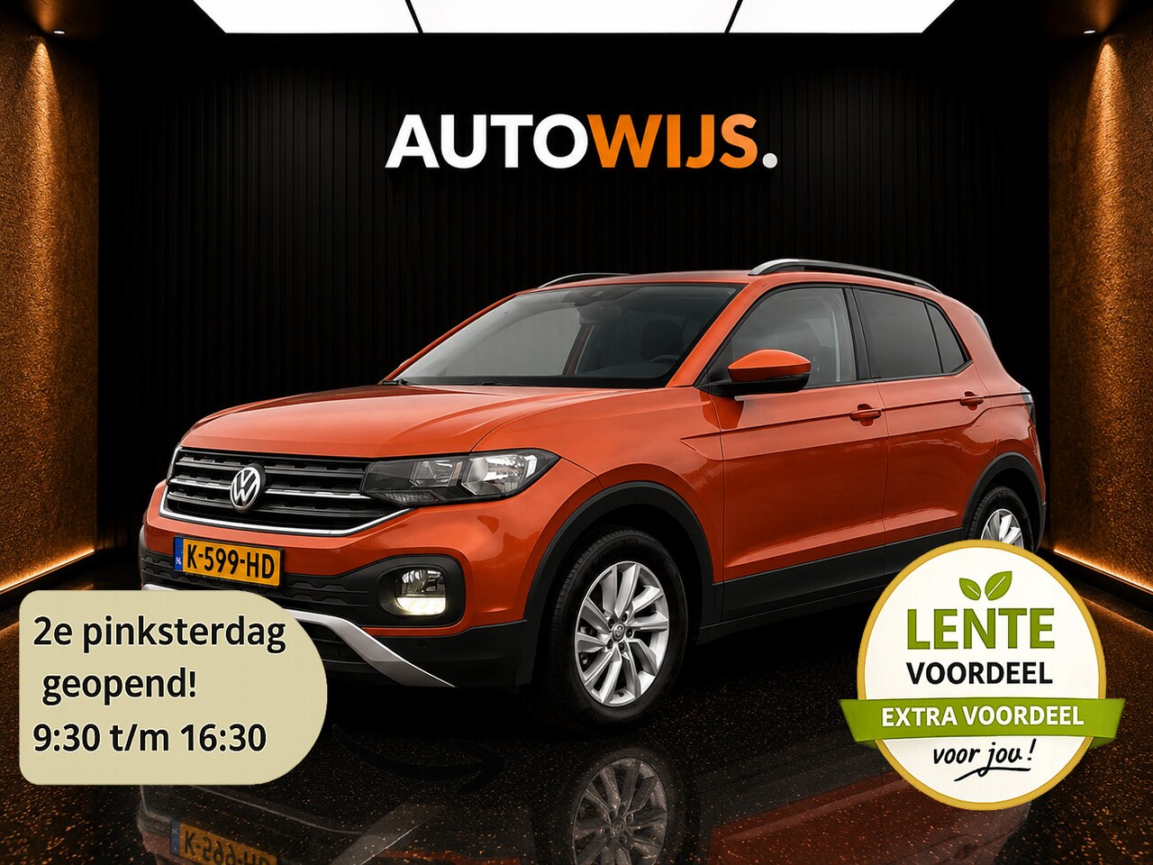 Volkswagen T-Cross - 1.0 TSI Style|TREKHAAK|MF-STUUR|PDC|CLIMA|Goed onderhouden - AutoWereld.nl