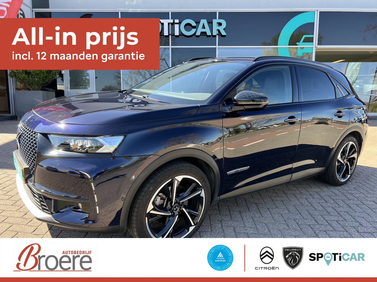 DS 7 - 1.6 E-TENSE 300pk Aut 4x4 Louvre Night vision - AutoWereld.nl