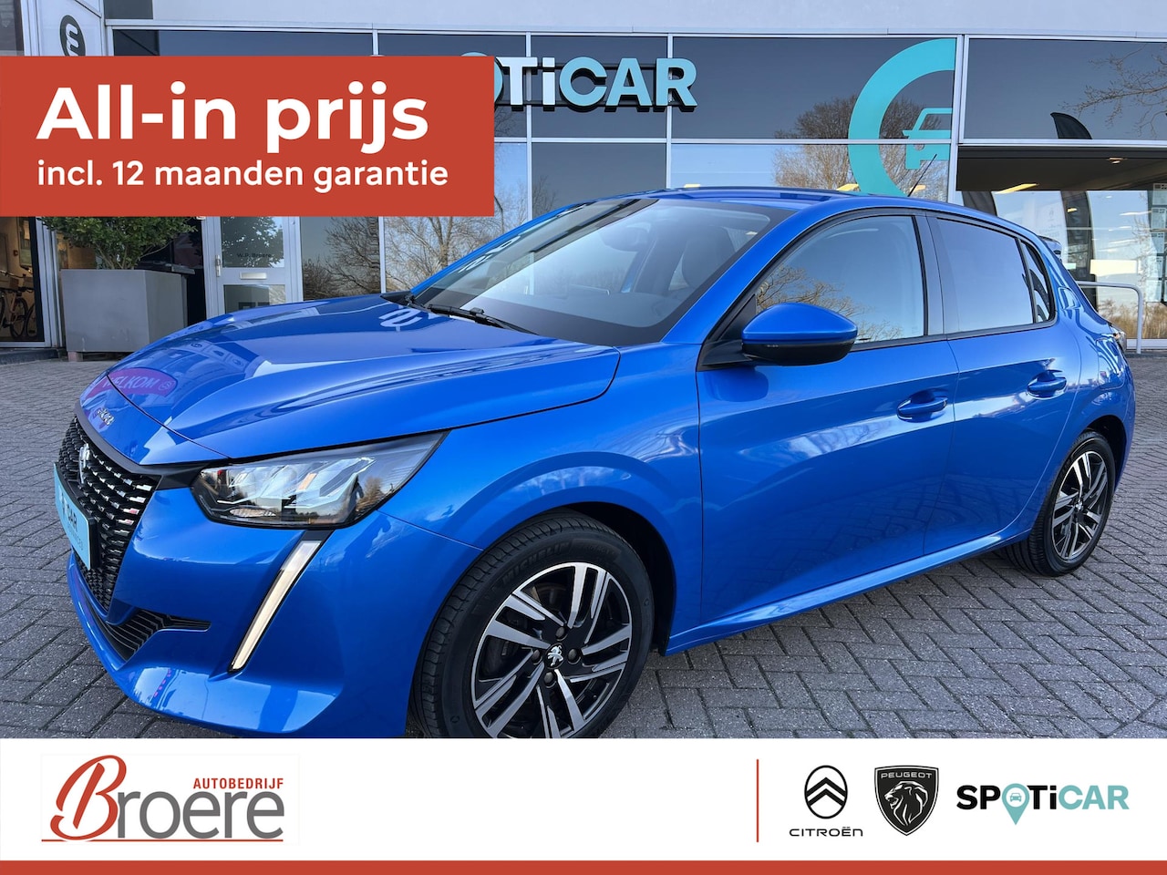 Peugeot 208 - 1.2 Turbo 100 pk Blue Lease Allure EAT-8 Automaat Achteruitrijcamera, nieuwe distributie - AutoWereld.nl