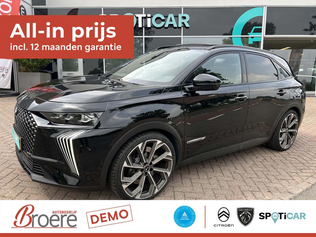 DS 7 - 1.6 E-TENSE 360pk 4x4 La Première Automaat Full option - AutoWereld.nl