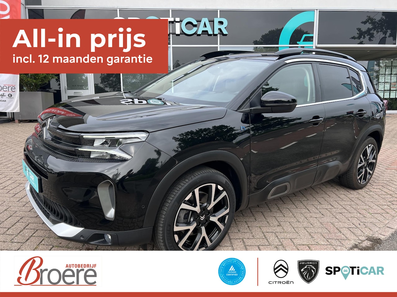Citroën C5 Aircross - 1.6 Plug-in Hybrid 225 Shine Adaptive cruise control - AutoWereld.nl