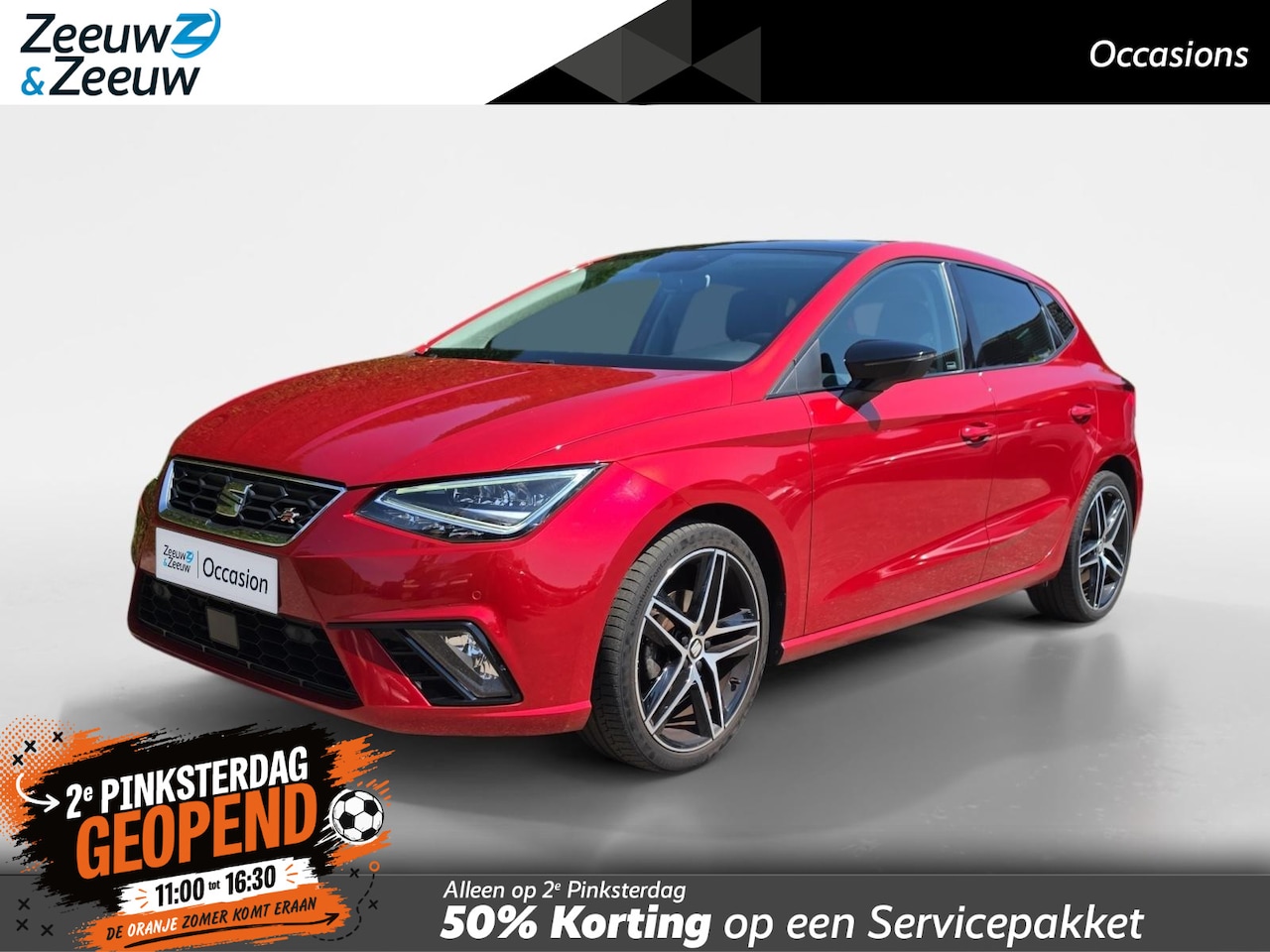 SEAT Ibiza - 1.0 TSI FR Business Intense | Panoramadak | Keyless entry | Climate control | Navigatie | - AutoWereld.nl