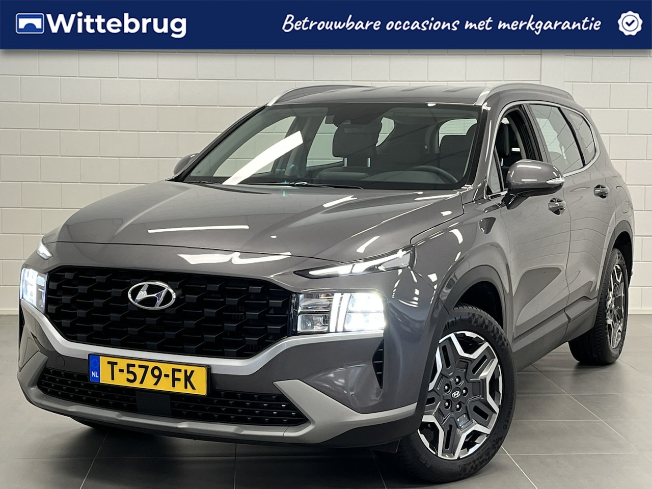 Hyundai Santa Fe - 1.6 T-GDI HEV i-Motion APPLE / ANDROID NAVIGATIE | TREKHAAK | 1650 KG TREKGEWICHT! - AutoWereld.nl