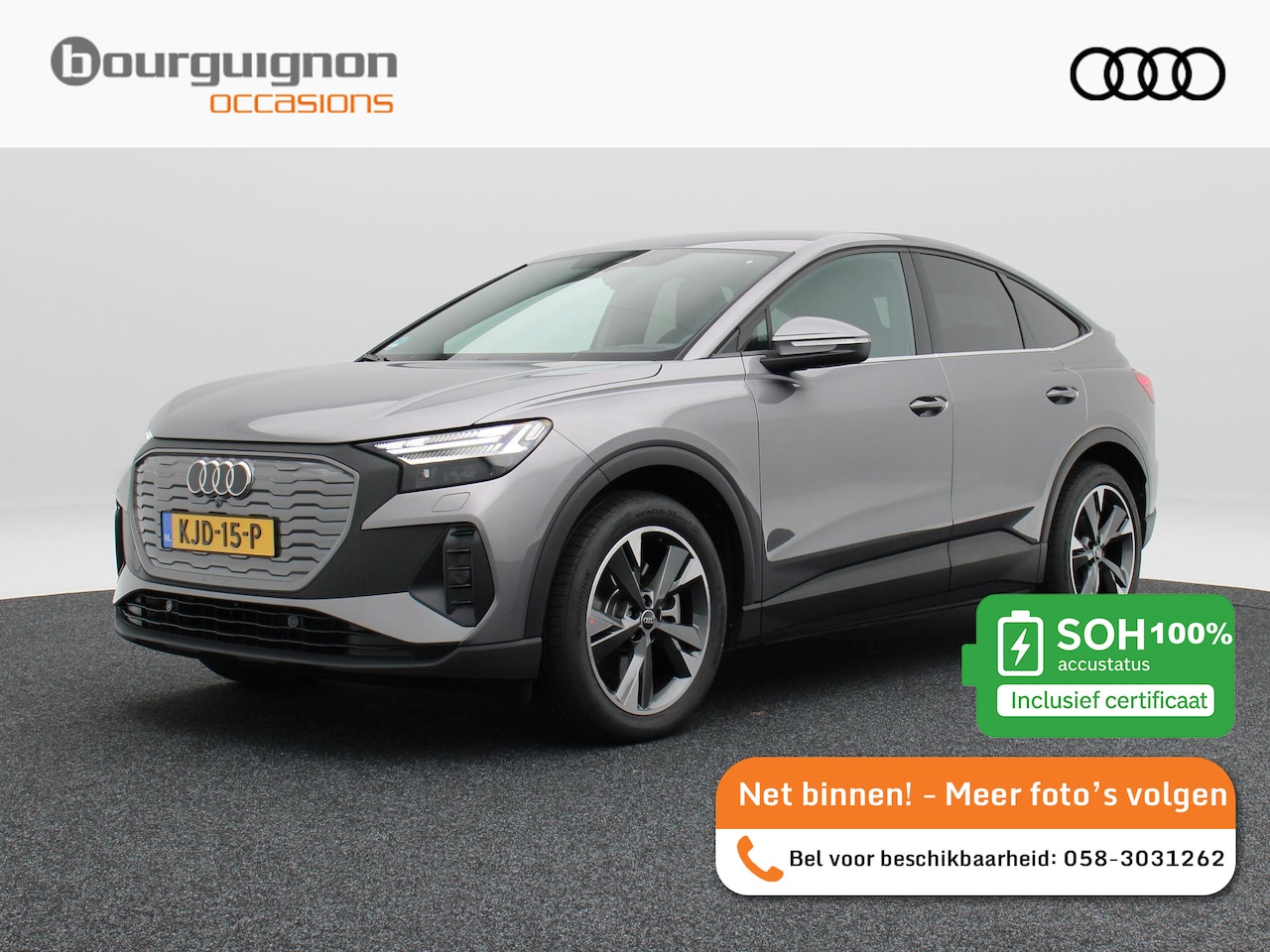 Audi Q4 Sportback e-tron - 45 S Edition 82 kWh 286 Pk | Stoelverwarming | Trekhaak | Matrix LED | Adaptive Cruise | 2 - AutoWereld.nl