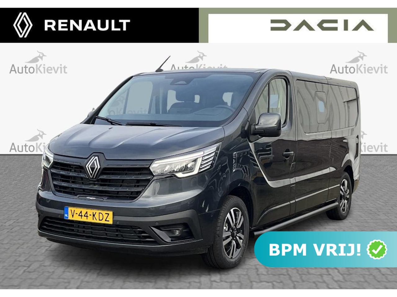 Renault Trafic - 2.0 Blue dCi EDC 170 T29 L2H1 Extra DC - 125th Anniversary - Dubbel Cabine / Alarm / Trekh - AutoWereld.nl