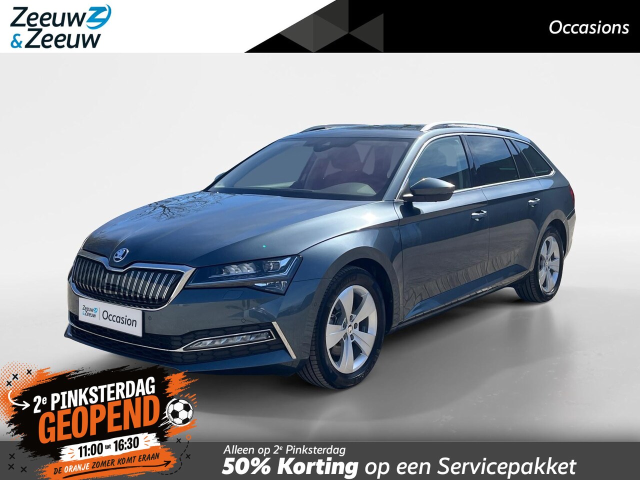 Skoda Superb Combi - 1.4 TSI iV Business Edition Plus | Uniek lage km-stand | 360 camera | Adaptieve Cruise Con - AutoWereld.nl