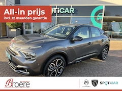 Citroën Ë-C4 - Feel 50 kWh 136 pk Range tot 320 km Achteruitrijcamera