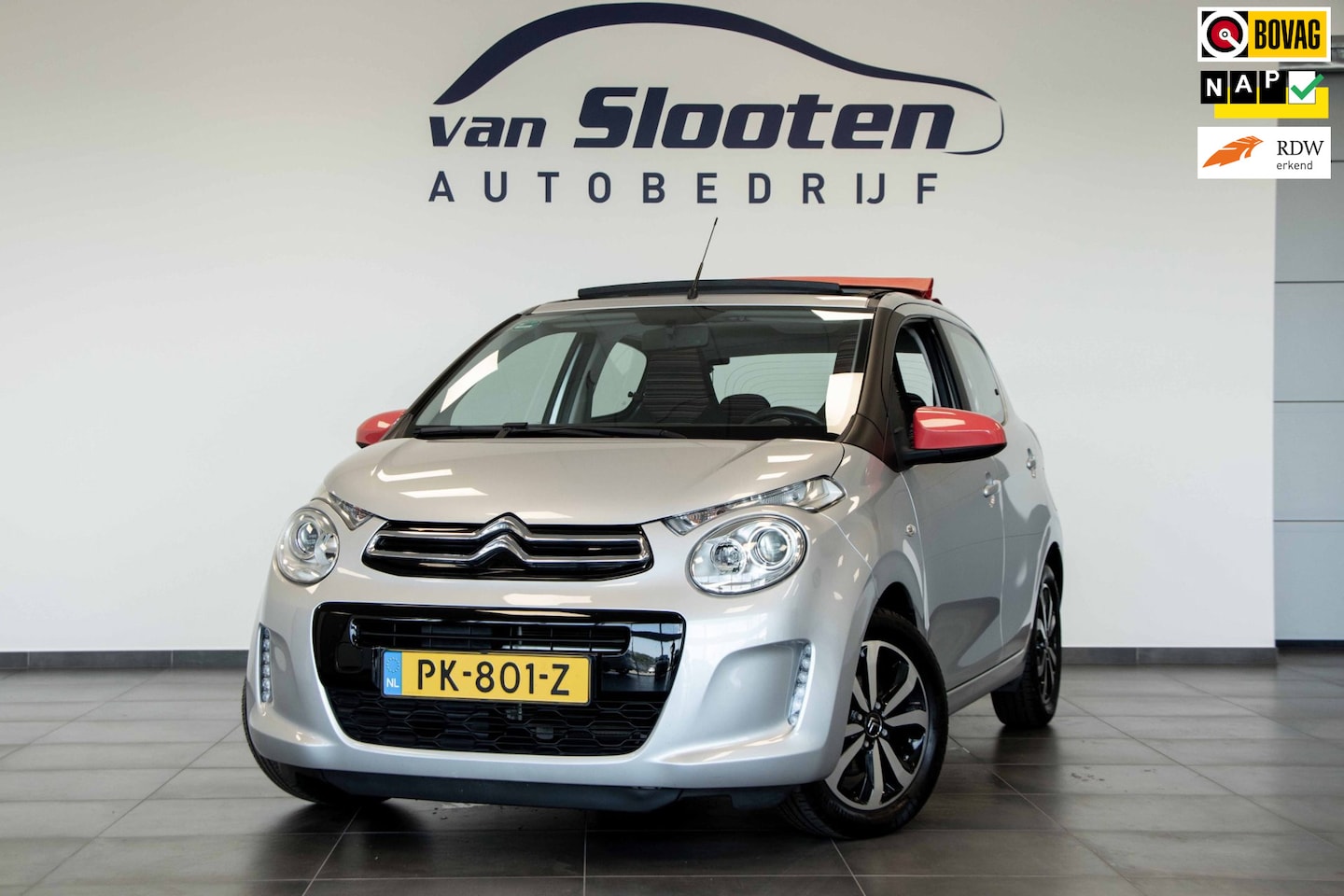 Citroën C1 - 1.0 VTi Airscape Shine|Cabrio|Automaat|Camera|Apple Car Play/Android Auto - AutoWereld.nl