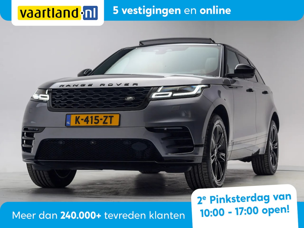 Land Rover Range Rover Velar - 2.0 P400e R-Dynamic SE Aut.[ Panoramadak Leder Stoelverwarming Navi Apple / Android ] - AutoWereld.nl