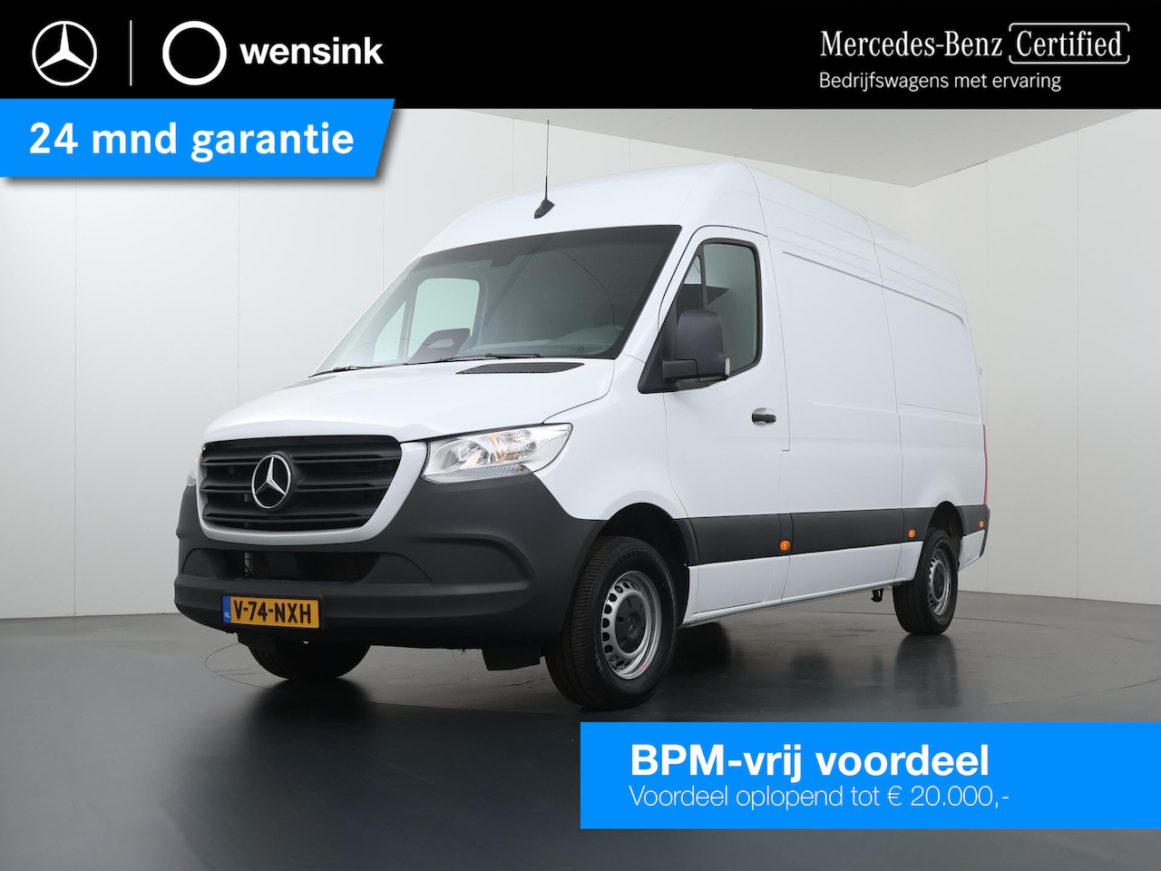 Mercedes-Benz Sprinter - 317 CDI | Aut. | L2 H2 | Pro | 3 zits | 3.500 kg Trekgewicht | Vloer en Wand Betimmering | - AutoWereld.nl