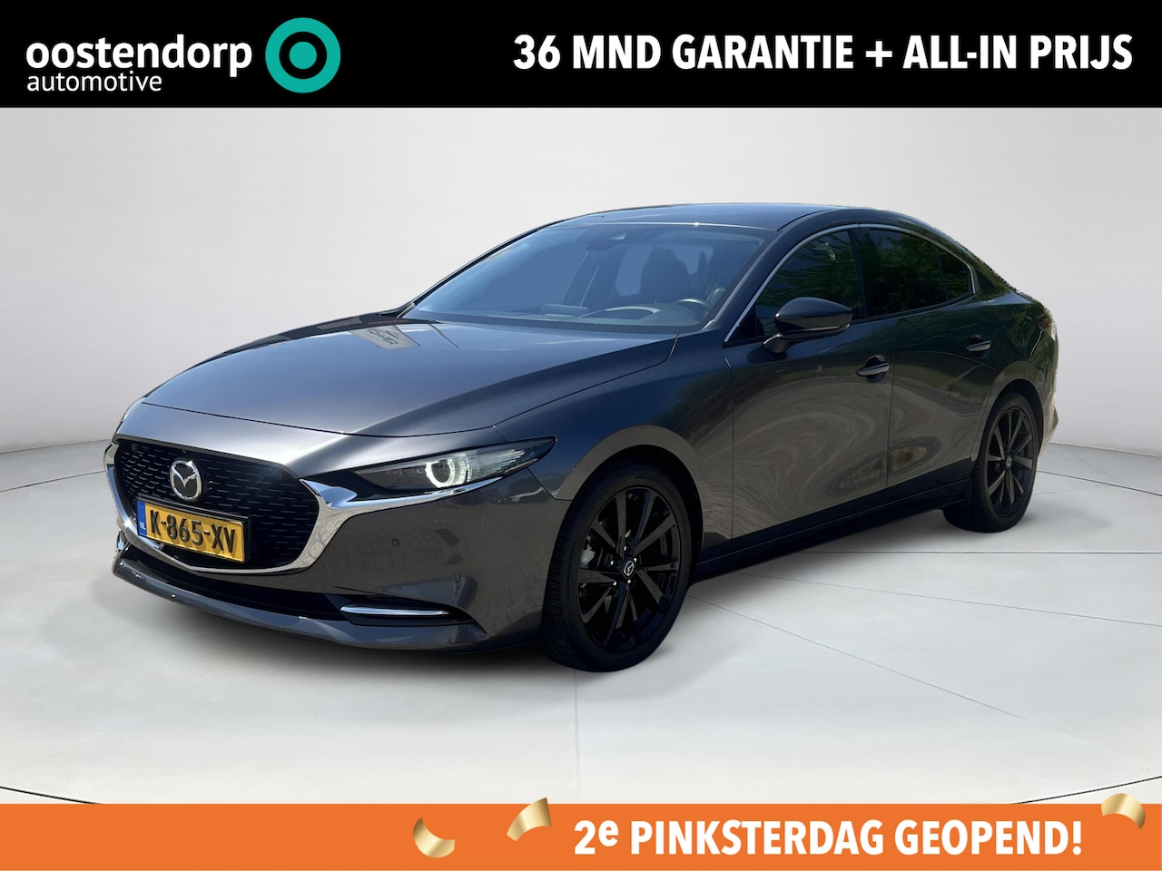 Mazda 3 - 2.0 e-SkyActiv-X M Hybrid 186 Luxury | Dealeronderhouden | Stoelgeheugen | Stoel en stuurv - AutoWereld.nl