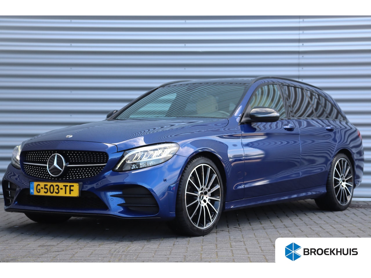 Mercedes-Benz C-klasse Estate - C160 130PK BUSINESS SOLUTION AMG AUTOMAAT / NAVI / LEDER / CLIMA / FULL-LED / PDC / 19" LM - AutoWereld.nl