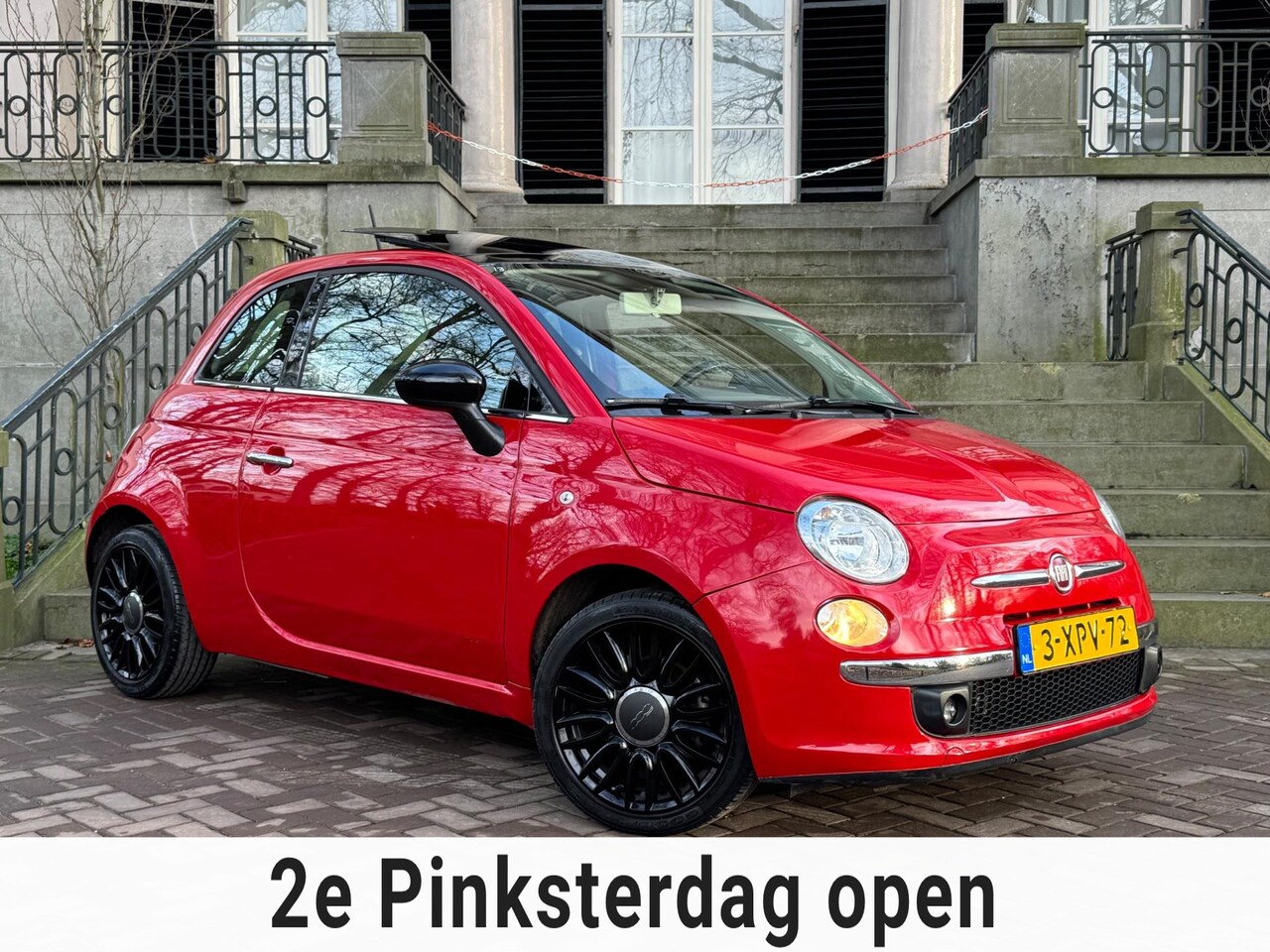 Fiat 500 - 0.9 TwinAir Turbo Cult Automaat Panoramadak Leder Climate Cruise Ctr Pdc Full Options - AutoWereld.nl