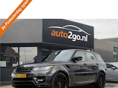 Land Rover Range Rover Sport - 3.0 TDV6 AUT8 BLACK-EDITION PANODAK VOL-LEDER 22 INCH-LMV NAVI CAMERA LED PDC