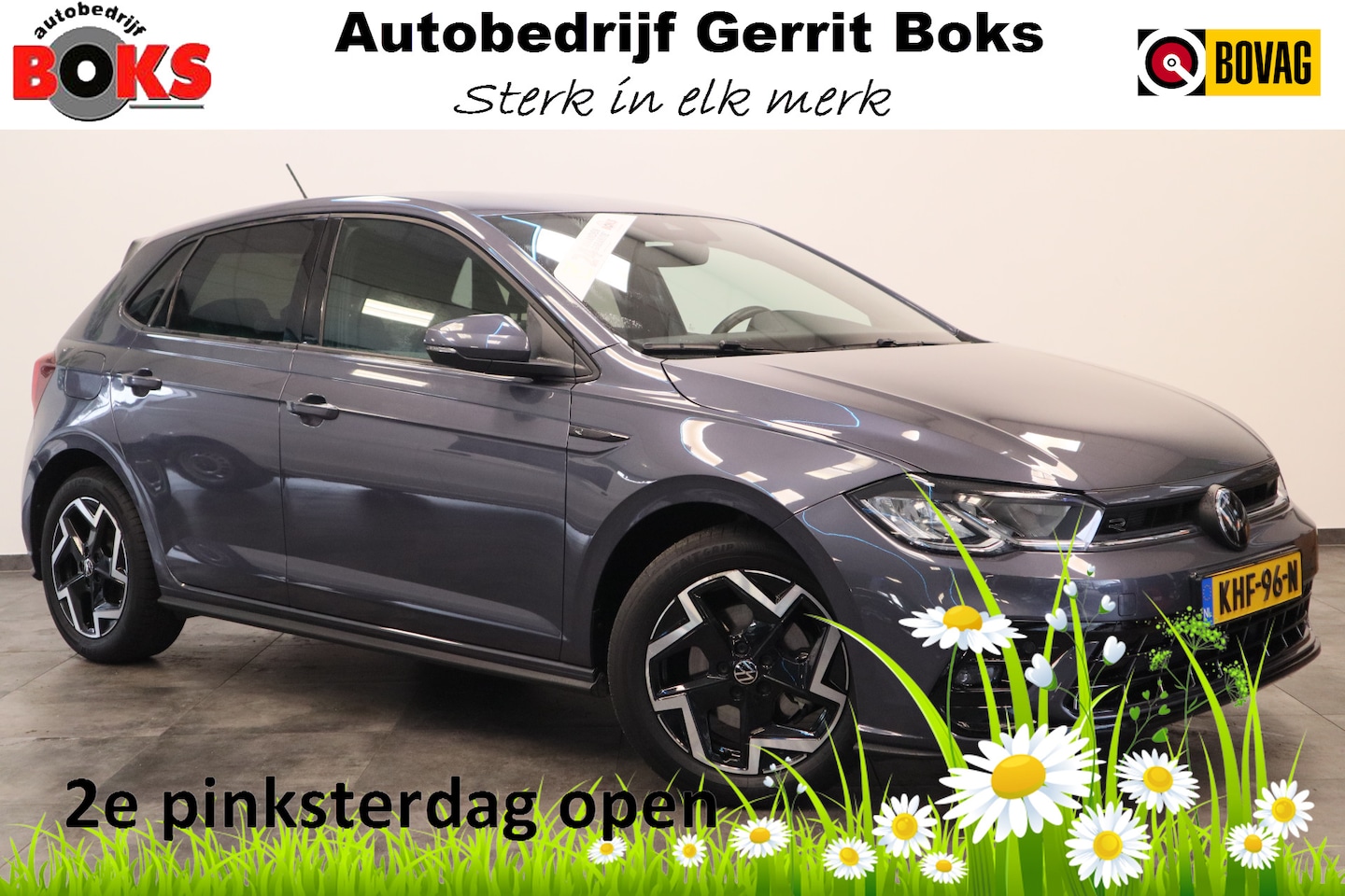 Volkswagen Polo - 1.0 TSI R-Line 2x Full-led 16'lmv Adaptive-Cruise !! 2e Pinksterdag geopend van 12:00 tot - AutoWereld.nl