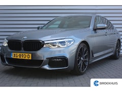 BMW 5-serie - 5-Serie 540i 340PK HIGH EXECUTIVE M-SPORT AUTOMAAT / NAVI / LEDER / FULL-LED / CLIMA / PDC