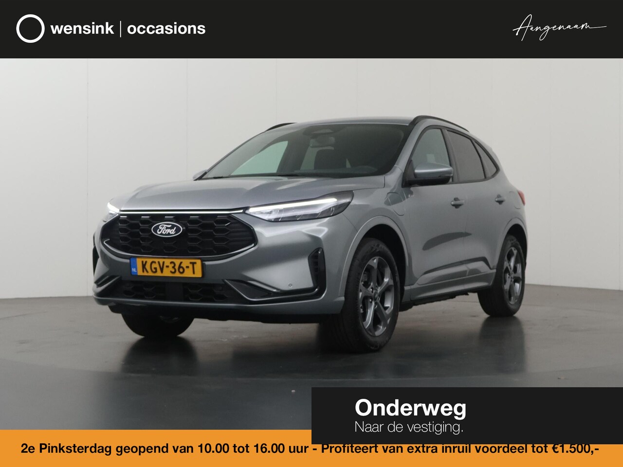 Ford Kuga - 2.5 PHEV ST-Line | Winterpakket  | Parkeercamera | Navigatie | Cruise Control | Stoelverwa - AutoWereld.nl