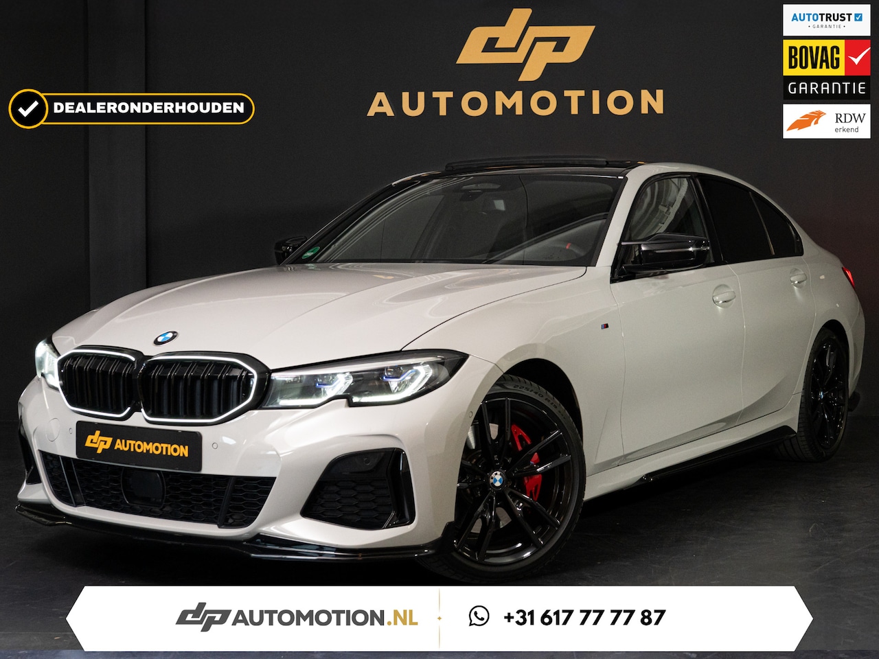 BMW 3-serie - M340i xDrive | BMW Individual Chalk | Laser | Pano | HUD | Harman Kardon | Dealeronderhoud - AutoWereld.nl