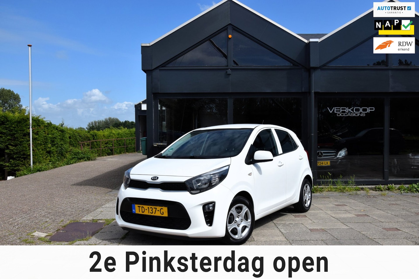 Kia Picanto - 1.0 CVVT PlusLine Navigatie Carplay - AutoWereld.nl