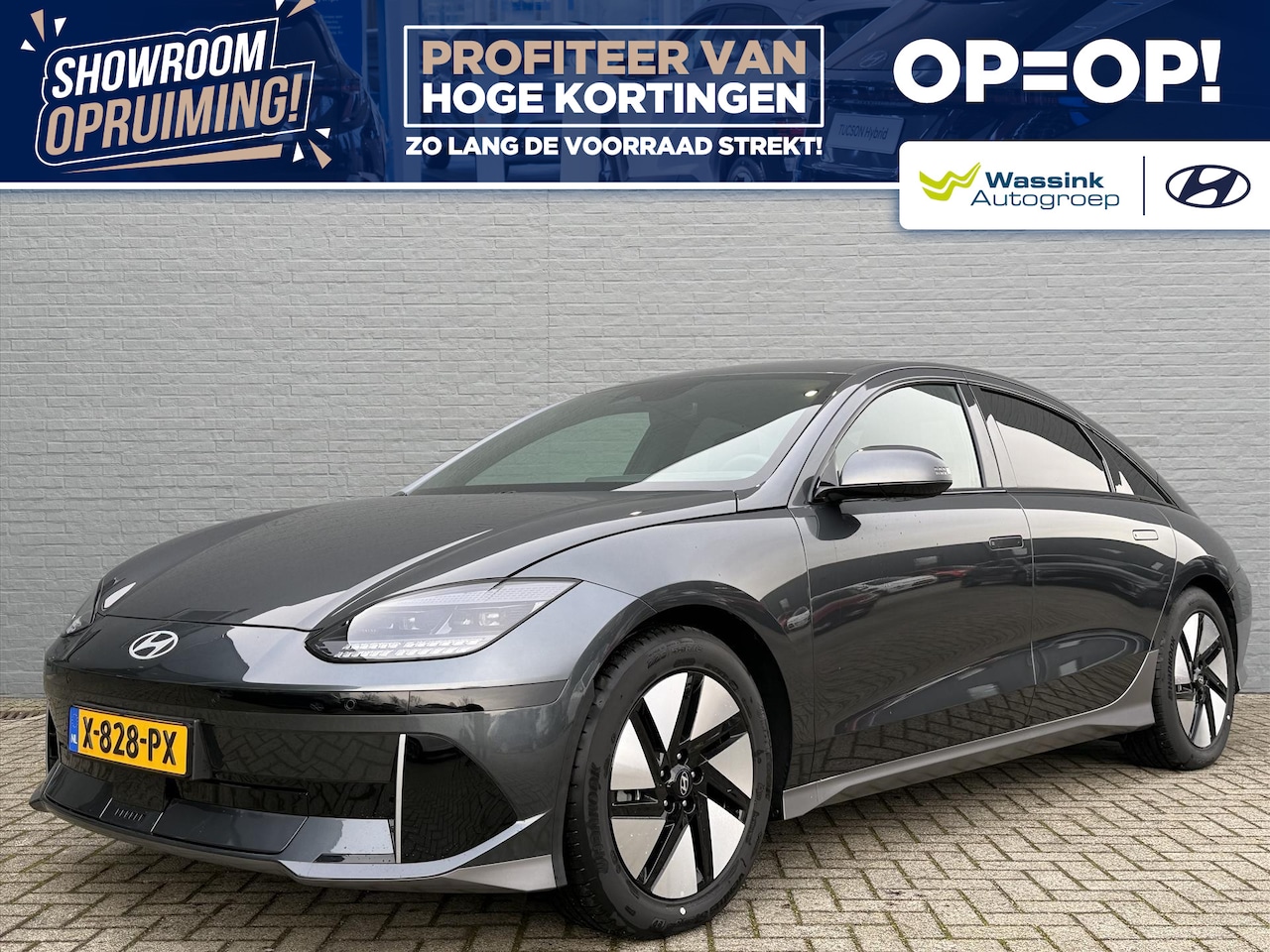 Hyundai IONIQ 6 - 77,4 kWh 229pk RWD Connect | Stoel & Stuurverwarming | Adaptive Cruise Control | Climate C - AutoWereld.nl
