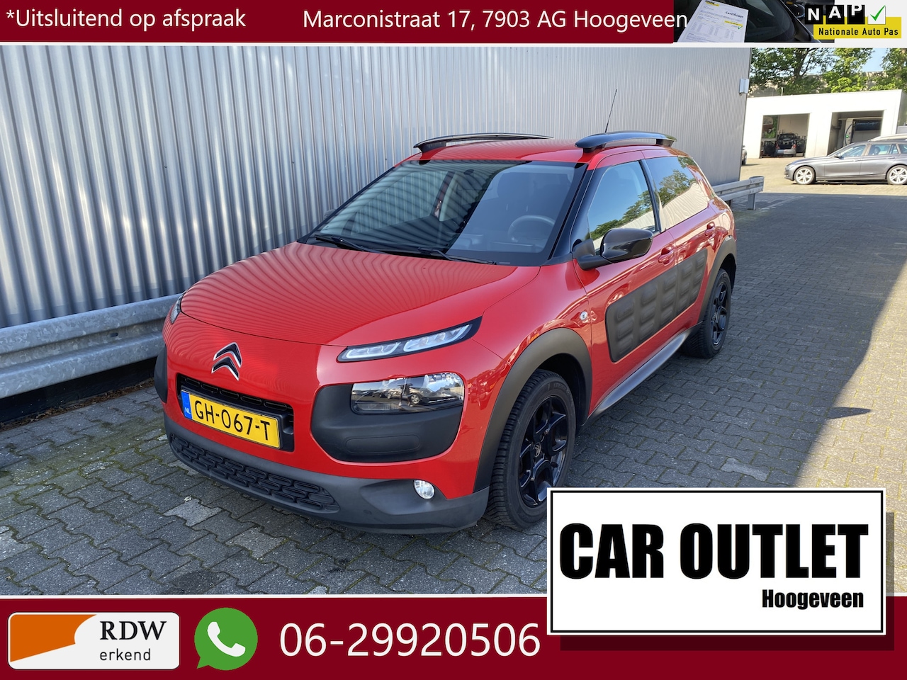 Citroën C4 Cactus - 1.2 PureTech Feel A/C, Navi, CC, PDC, LM, – Inruil Mogelijk – - AutoWereld.nl