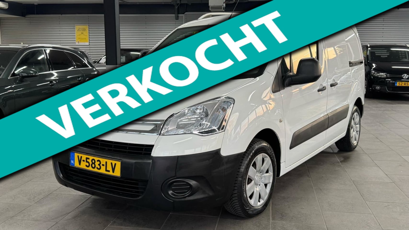 Citroën Berlingo - 1.6i 500 Club 3-zits airco 2 X schuifdeuren parkeersensoren elektrische pakket marge geen - AutoWereld.nl